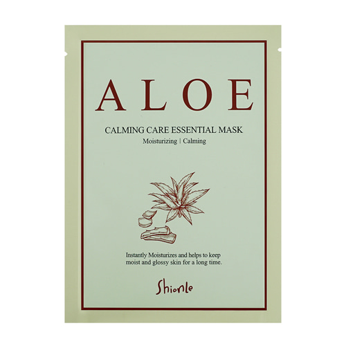 션리 알로에 카밍 케어 에센셜 마스크 (1매) 알로에베라잎 진정 보습 시트팩 1일 1팩